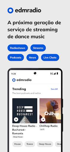 Edmradio - Dance Music Stream screenshot 1