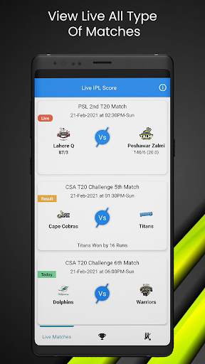 Live cricket score : Fastest Live Score screenshot 5