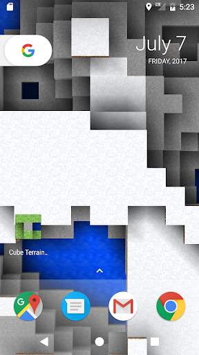 Cube Terrain 3D Live Wallpaper screenshot 2