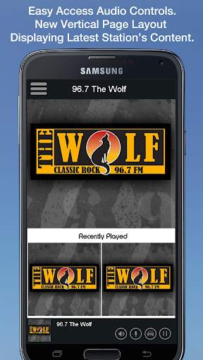 96.7 The Wolf 1 تصوير الشاشة
