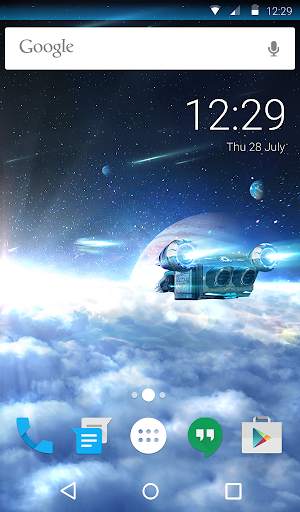 Space Animated Keyboard   Live screenshot 6