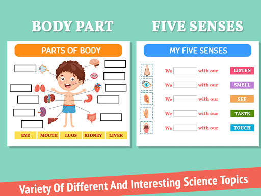 Science Learning Worksheets - Kid Super Scientist! скриншот 5