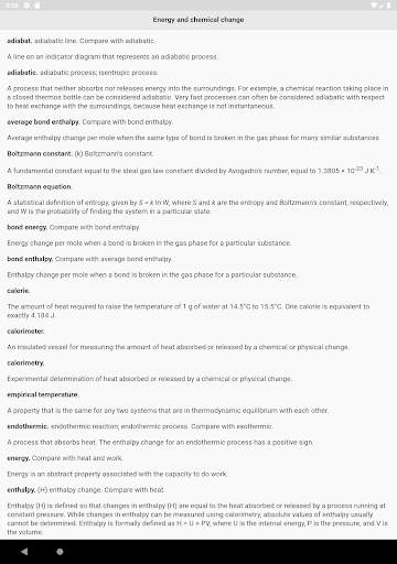 Chemistry  Terms screenshot 5