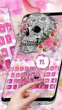 Flower Skull Keyboard screenshot 2