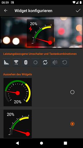Gauge Battery Widget screenshot 5