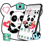 Cartoon Cute Happy Panda Theme 1.1.3