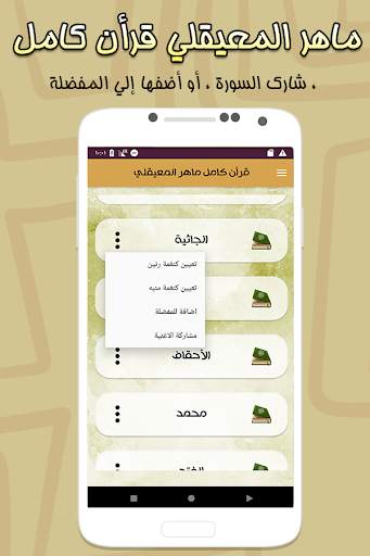 المعيقلي قرأن كامل بدون إنترنت 4 تصوير الشاشة