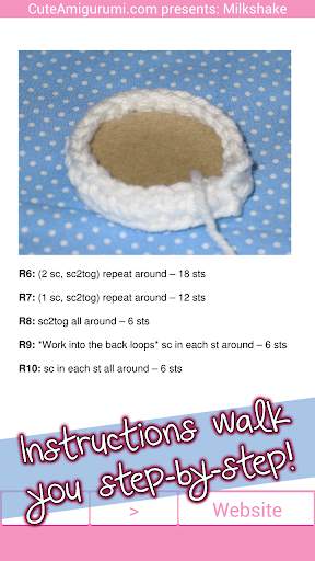 Milkshake Amigurumi Pattern screenshot 5