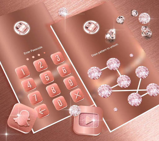 Rose Gold Launcher Theme screenshot 5