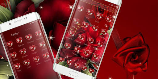 Red Heart Rose Theme screenshot 4