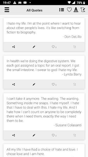 I Hate My Life Quotes screenshot 1