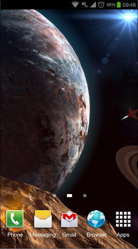 Planetscape 3D Free LWP screenshot 1