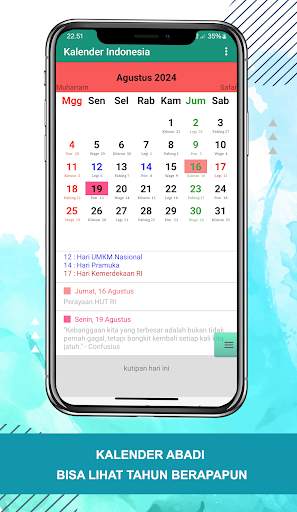 Kalender Indonesia screenshot 2