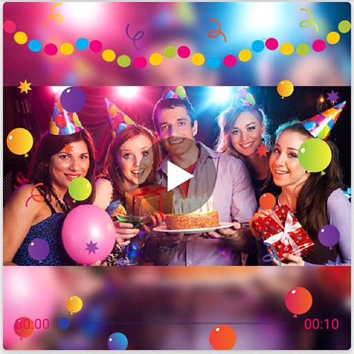 Video de cumpleaños 🎂 con musica y fotos screenshot 9