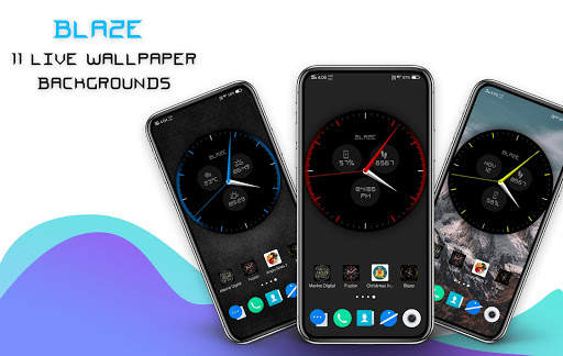 Blaze Clock Live Wallpaper screenshot 6