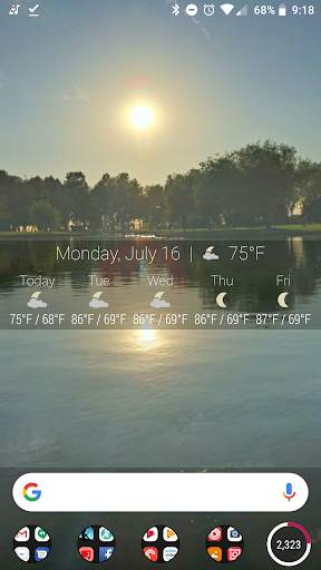 DaWeather for KLWP screenshot 1