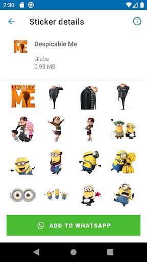 Hollywood Movie Stickers screenshot 3