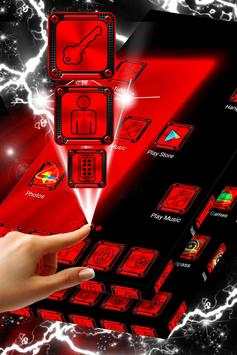 Hot Red Launcher Theme screenshot 1