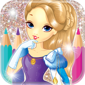 Princess Coloring Book icon
