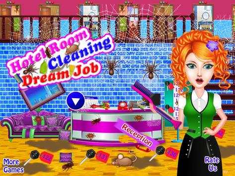 Hotel Room Cleaning Dream Job - Girls Game screenshot 1