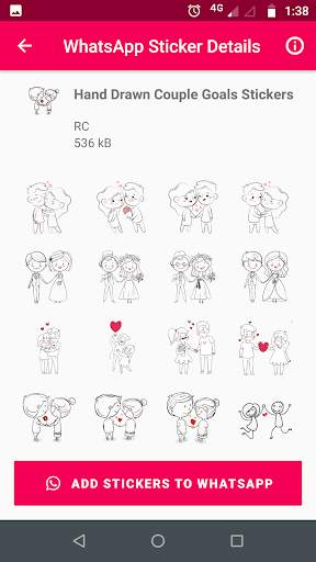WAStickerApps: Romantic Love Stickers for WhatsApp screenshot 7
