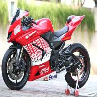 Modifikasi Kawasaki Ninja 250 logo