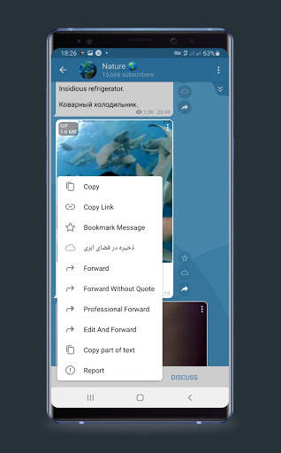 Plus Mass : Unofficial telegram Messenger screenshot 2