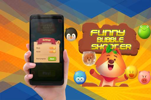 Funny Bubble Shooter Fox screenshot 2