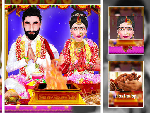 Indian Wedding Makeup Dressup screenshot 3