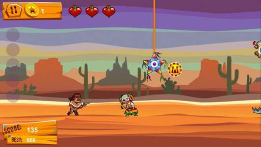 Cowboy Dash Runner - Addictive Shooting game скриншот 1