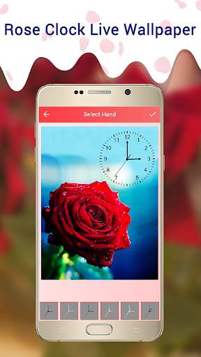 Rose Clock Live Wallpaper screenshot 4