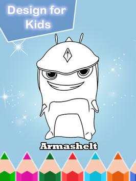 Coloring Game for Slugterra screenshot 1