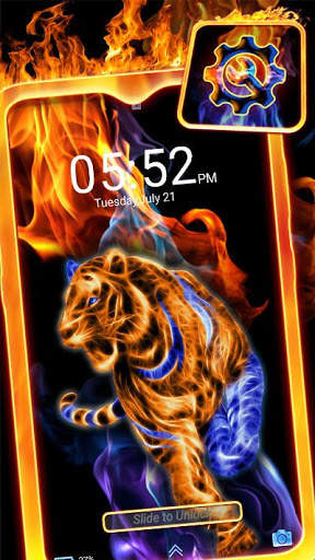 Fractal Tiger Launcher Theme screenshot 3