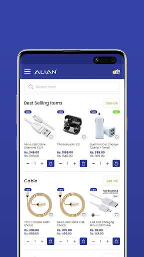 Alian Electronics - Mobile Accessories screenshot 2
