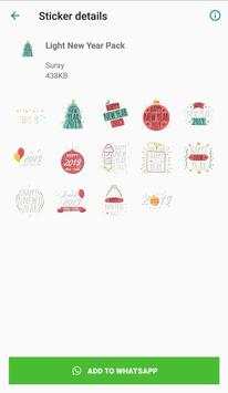 WhatsApp New Year Sticker - WAStickerApps screenshot 5