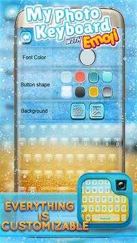 My Photo Keyboard with Emoji screenshot 2