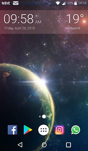 Earth Animated Keyboard + Live Wallpaper screenshot 6