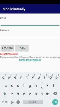 MobileDataAlly screenshot 2