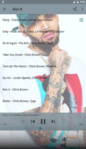 Chris Brown Top Music Free screenshot 1