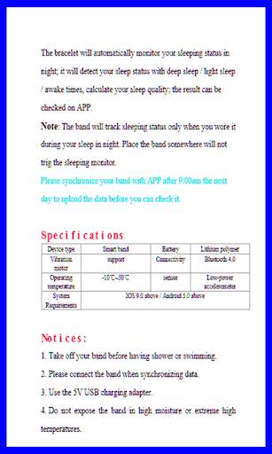 Yoho Smartwatch Sports Guide screenshot 3