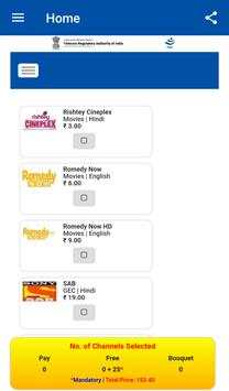 TRAI Channel Selector 6 تصوير الشاشة