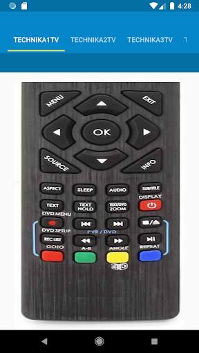 Technika TV Remote Control 5 تصوير الشاشة