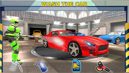 Robot Car Mechanic Workshop Ga screenshot 5