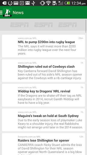 NRL Live Scores - League Now screenshot 4
