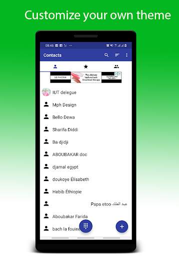 Contacts    screenshot 3