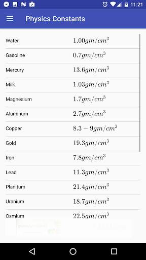 Physics Constants screenshot 4
