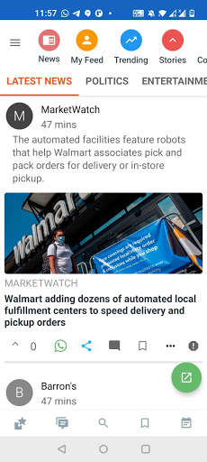 Unbiasy News App - News Headlines & Latest News. screenshot 1