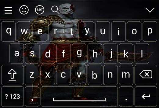 Keyboard for Kratos of God Of War screenshot 1