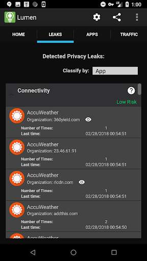 Lumen Privacy Monitor screenshot 3