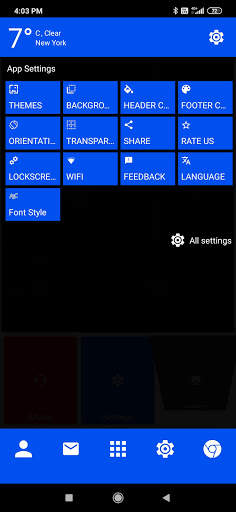 Win 10 metro launcher theme screenshot 3
